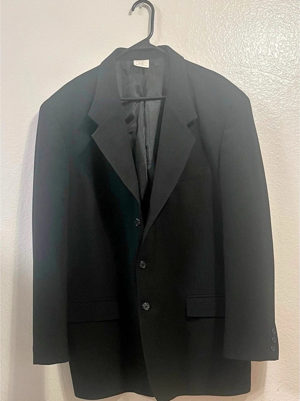 Men's Black Blazer Size Medium